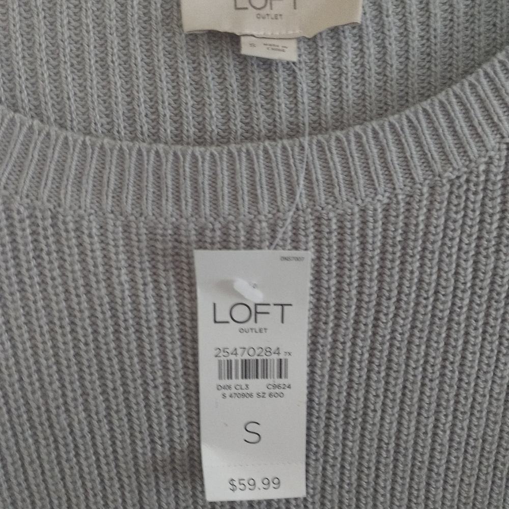 Loft gray sweater